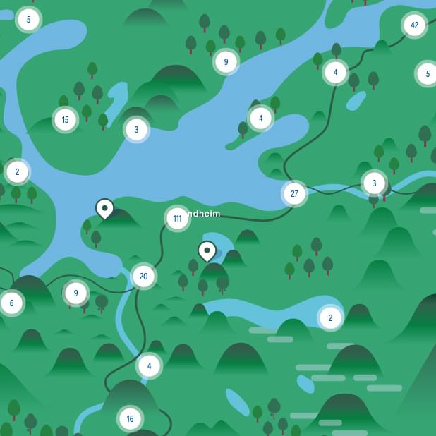 Illustrasjonsbilde av kartet